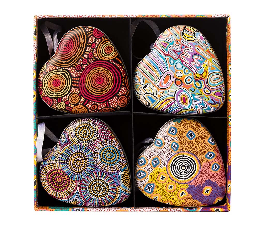 Alperstein Designs - 4 Pack Heart Shaped Tins