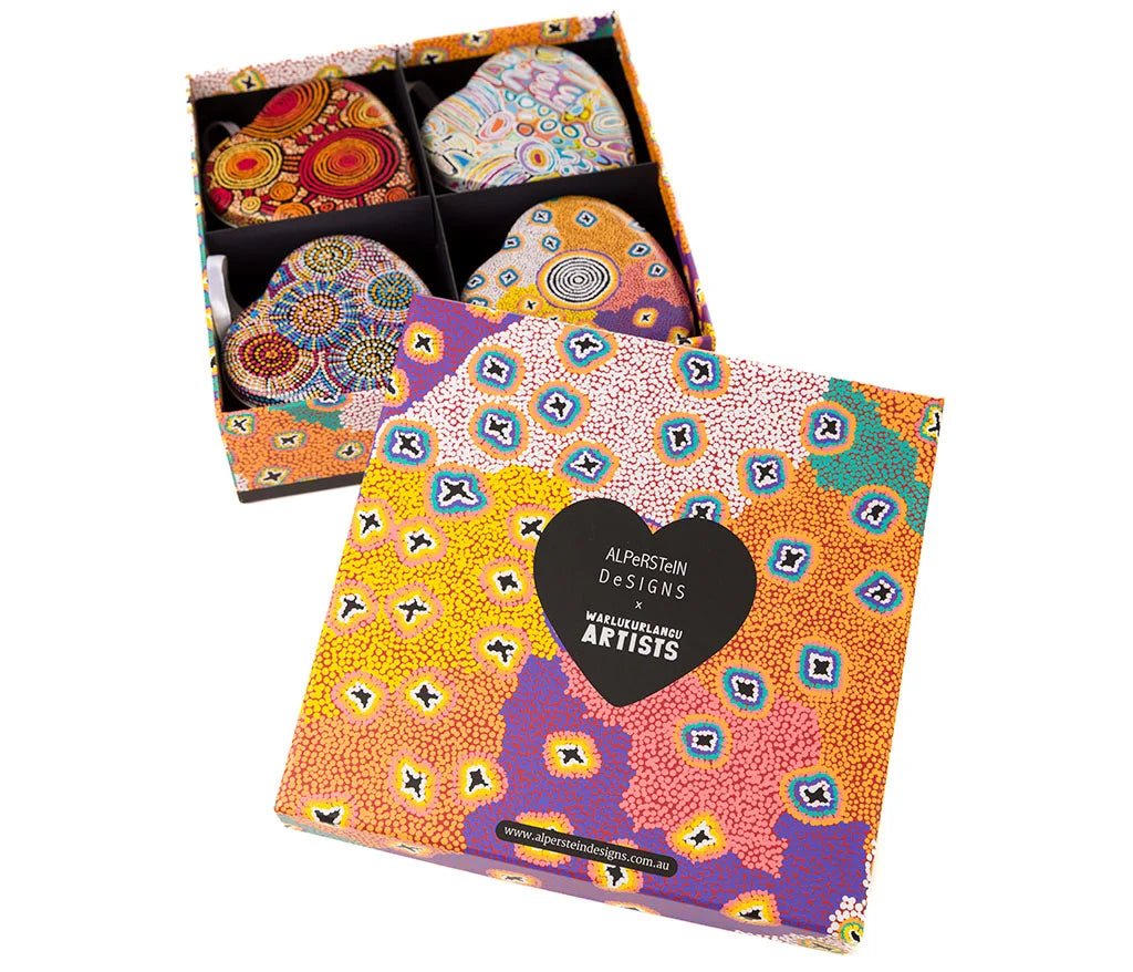 Alperstein Designs - 4 Pack Heart Shaped Tins