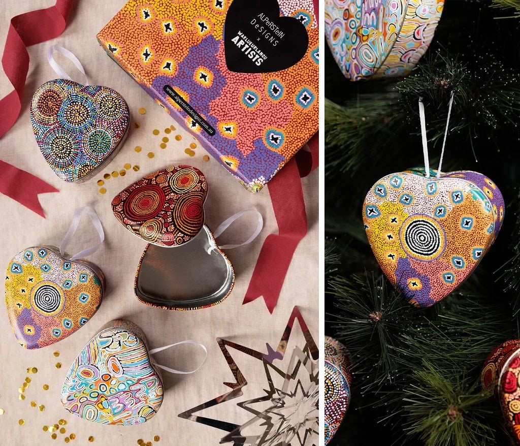 Alperstein Designs - 4 Pack Heart Shaped Tins