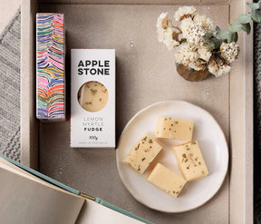 Alperstein DesignsAlperstein Designs Applestone Lemon Myrtle Fudge 100g same day gift delivery melbourne