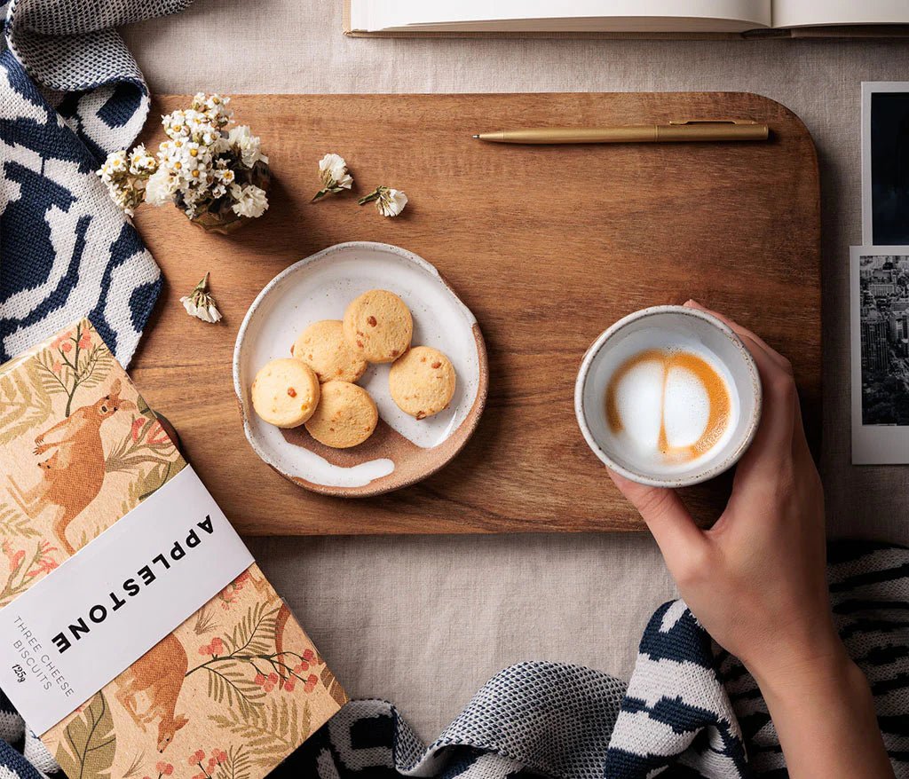 Alperstein DesignsAlperstein Designs Applestone Three Cheese Biscuits 125g same day gift delivery melbourne