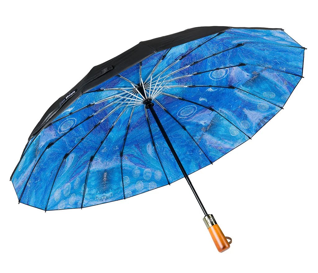 Alperstein Designs - Athena Granites Fold Up Sun Umbrella