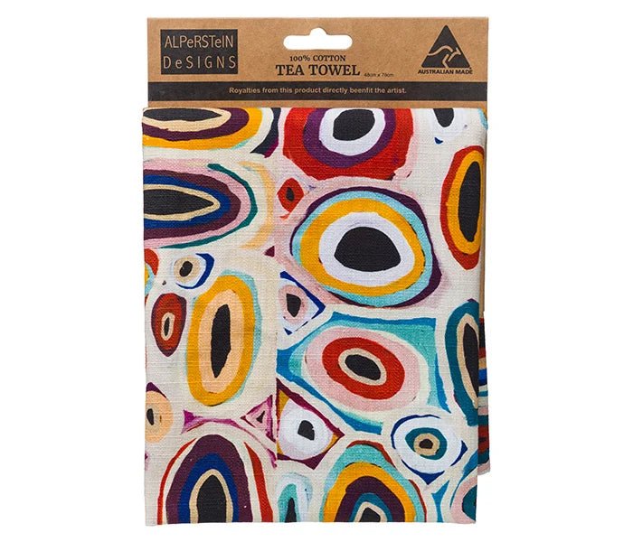 Alperstein Designs - Gladys Kuru Bidu Tea Towel