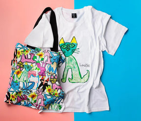 Alperstein Designs - Louise All Over Cats Tote Bag