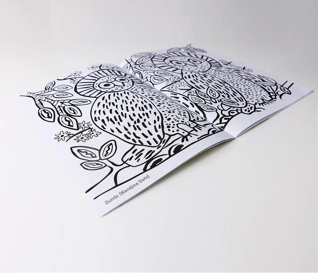 Alperstein Designs - Waringarri Arts Colouring Book