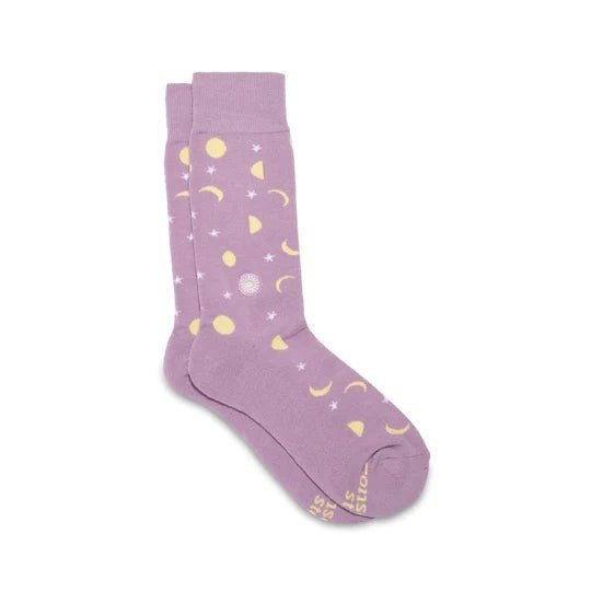 Conscious Step Socks that Support Mental Health - Celestial