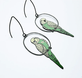 Denz + coDENZ Budgies - Black/Green/Yellow same day gift delivery melbourne