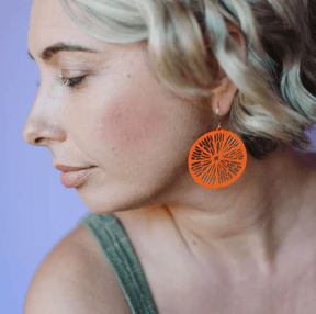 Denz + coDENZ Citrus Slice earrings same day gift delivery melbourne