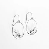 Denz + coDENZ Fairy Wren Earrings in Silver same day gift delivery melbourne