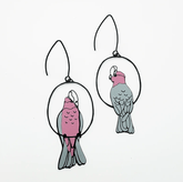 Denz + coDENZ Galah Earrings same day gift delivery melbourne