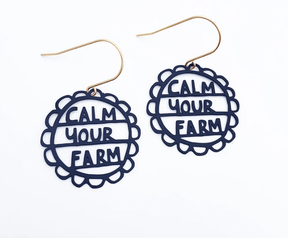 Denz + coDENZ Mini Calm Your Farm dangles in Black same day gift delivery melbourne