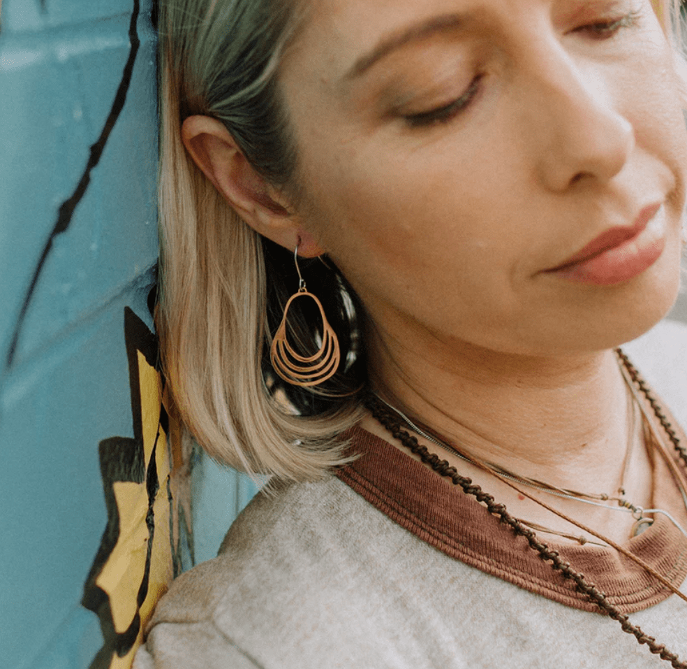 Denz + coDENZ Mini swinger earrings same day gift delivery melbourne
