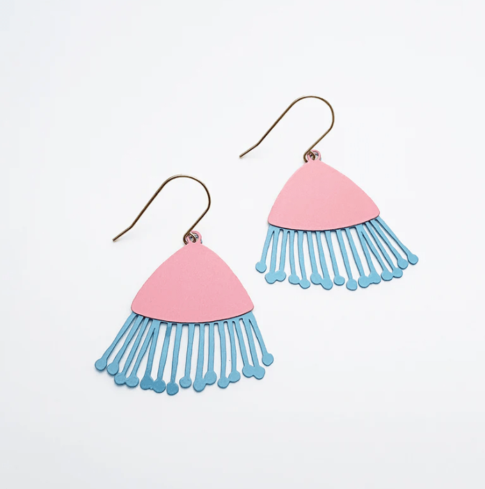 DENZ Midi Gum Blossoms in Coral and Sky 