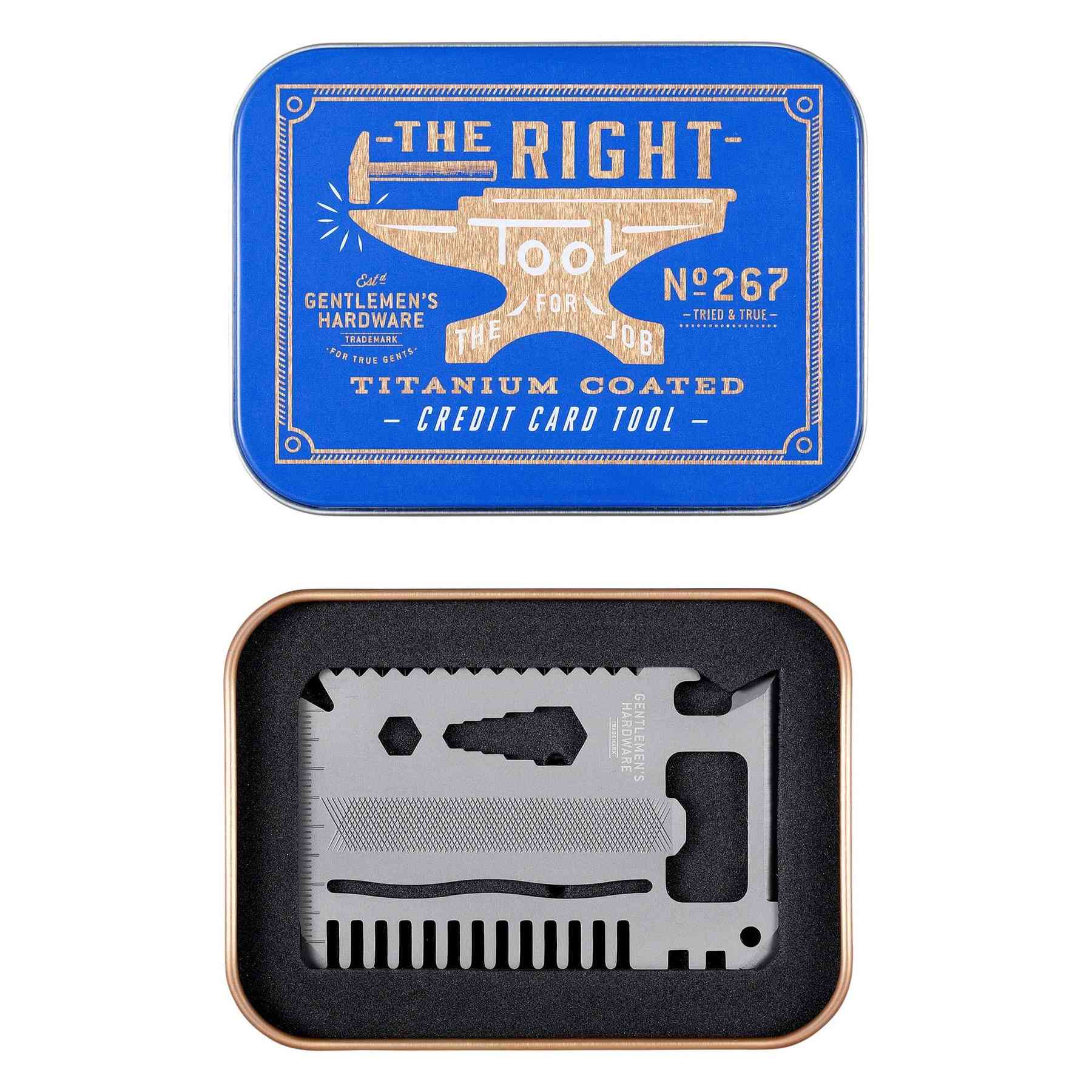 Gentlemen's HardwareGentlemen's Hardware Credit Card Tool, Titanium same day gift delivery melbourne