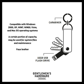 Gentlemen's HardwareGentlemen's Hardware Key Tidy with USB Flash Drive, 16 GB same day gift delivery melbourne