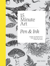 Hardie Grant Books15-minute Art Pen & Ink by Anna Tromop same day gift delivery melbourne