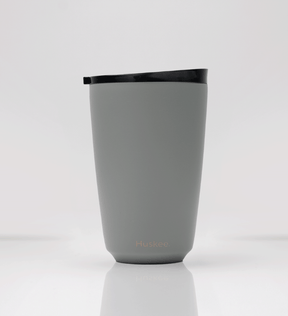 HuskeeHuskee Reusable Stainless Steel Coffee Cup (Ceramic lined) with Stopper Lid 8 Oz or 12 Oz same day gift delivery melbourne