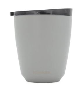 HuskeeHuskee Reusable Stainless Steel Coffee Cup (Ceramic lined) with Stopper Lid 8 Oz or 12 Oz same day gift delivery melbourne