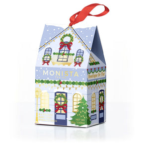Monista Tea Co. Christmas Decoration - French Earl Grey Tea House (Blue)