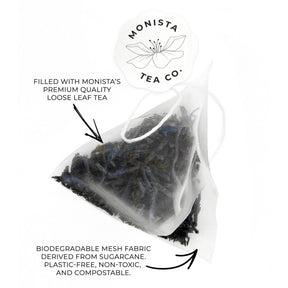 Monista Tea Co. Christmas Decoration - French Earl Grey Tea House (Blue)