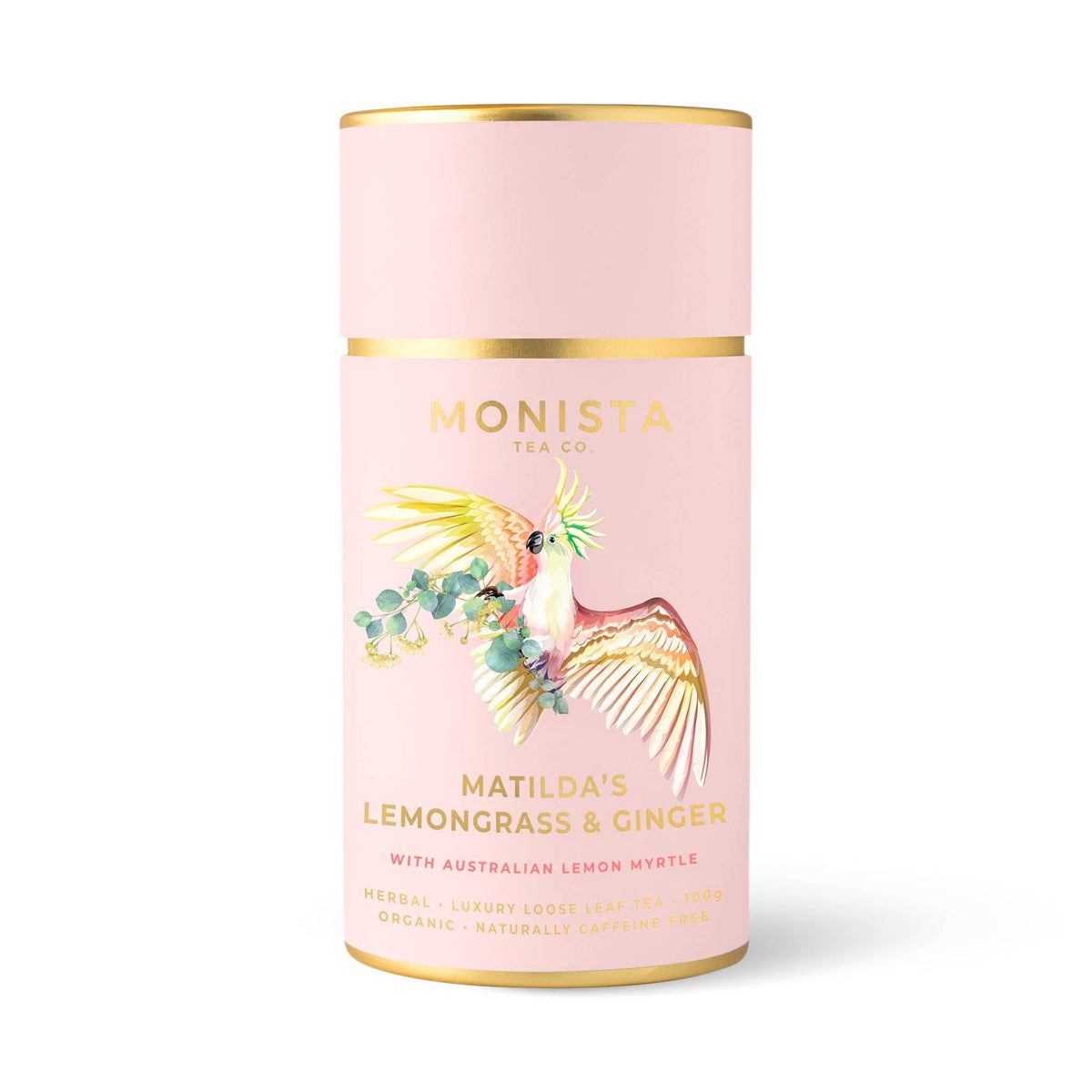 Monista Tea Co. Matilda's Lemongrass & Ginger Canister