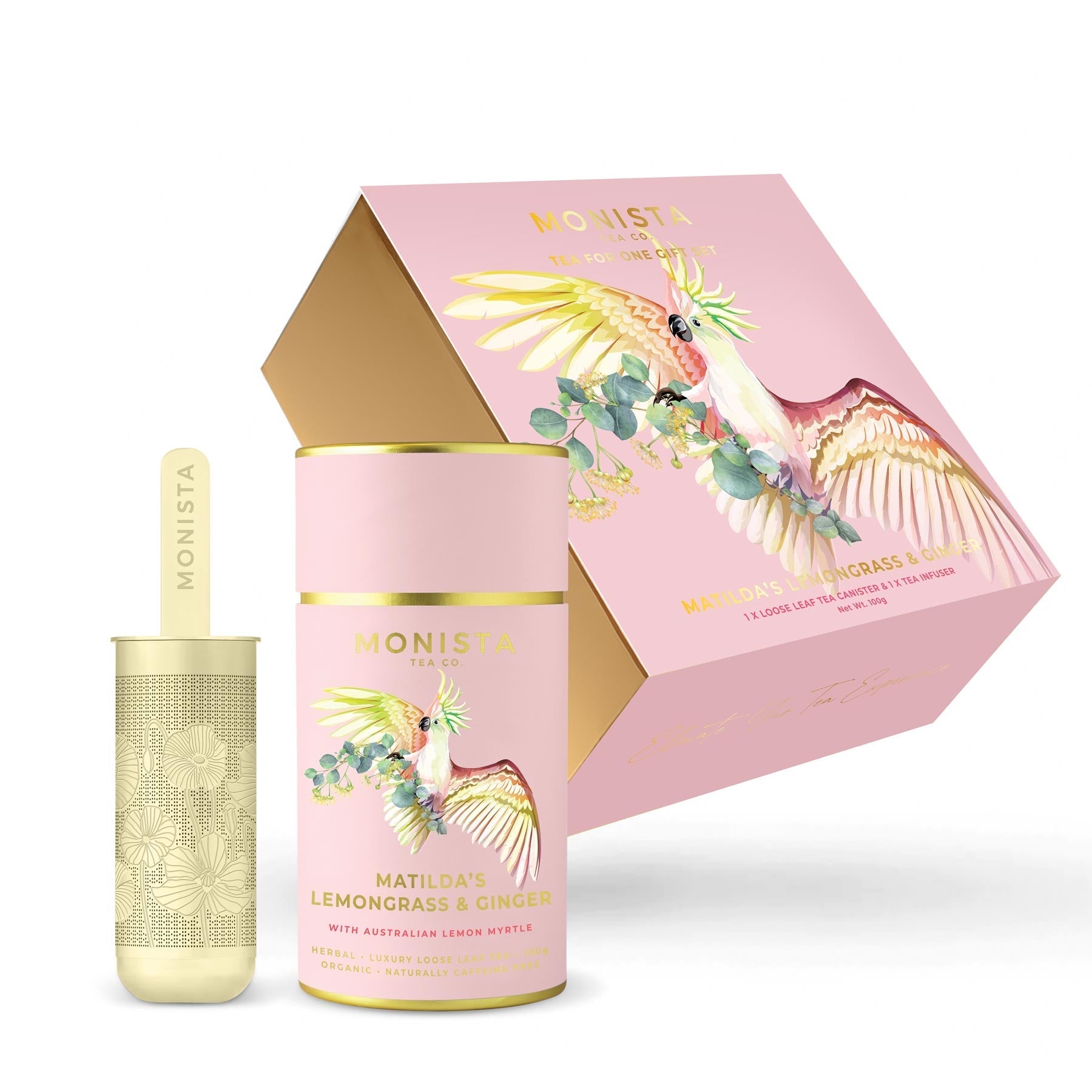 Monista Tea Co. Matilda's Lemongrass & Ginger Tea For One