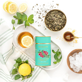 Monista Tea Co. Oriental Garden Green Tea Canister