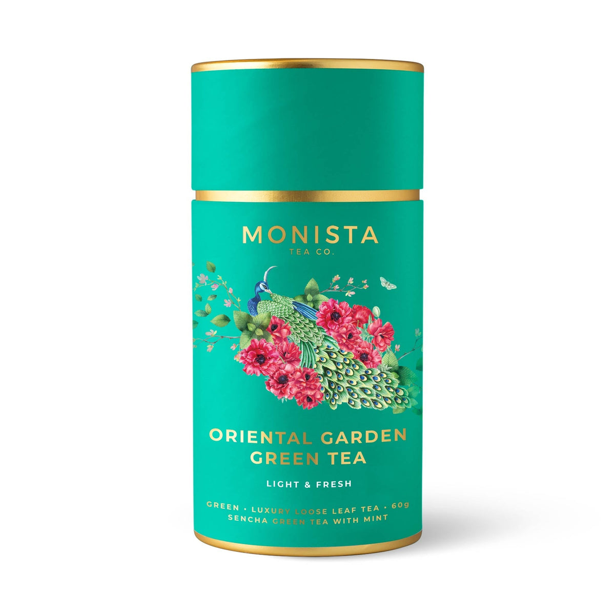 Monista Tea Co. Oriental Garden Green Tea Canister