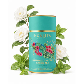 Monista Tea Co. Oriental Garden Green Tea Canister