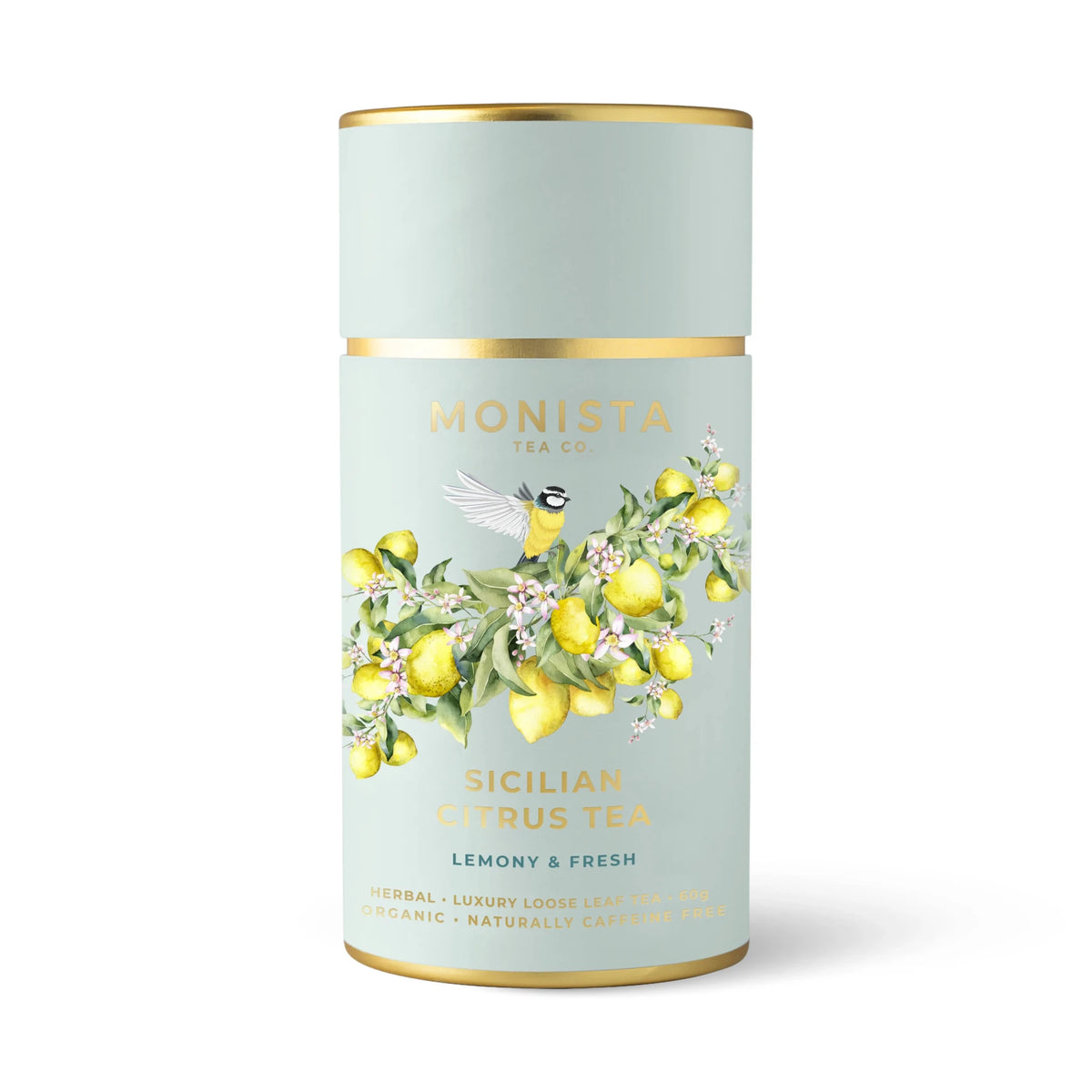 Monista Tea Co. Sicilian Citrus Tea Canister