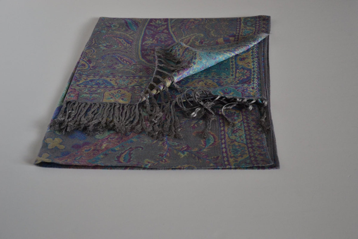 Nine Yaks55/45 Cotton & Silk Assorted Pashmina Shawls same day gift delivery melbourne