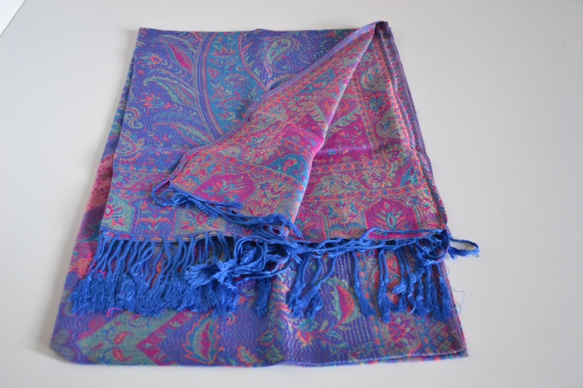 Nine Yaks55/45 Cotton & Silk Assorted Pashmina Shawls same day gift delivery melbourne