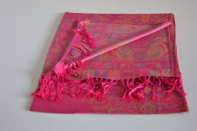 Nine Yaks55/45 Cotton & Silk Assorted Pashmina Shawls same day gift delivery melbourne