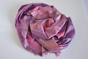 Nine Yaks55/45 Cotton & Silk Assorted Pashmina Shawls same day gift delivery melbourne