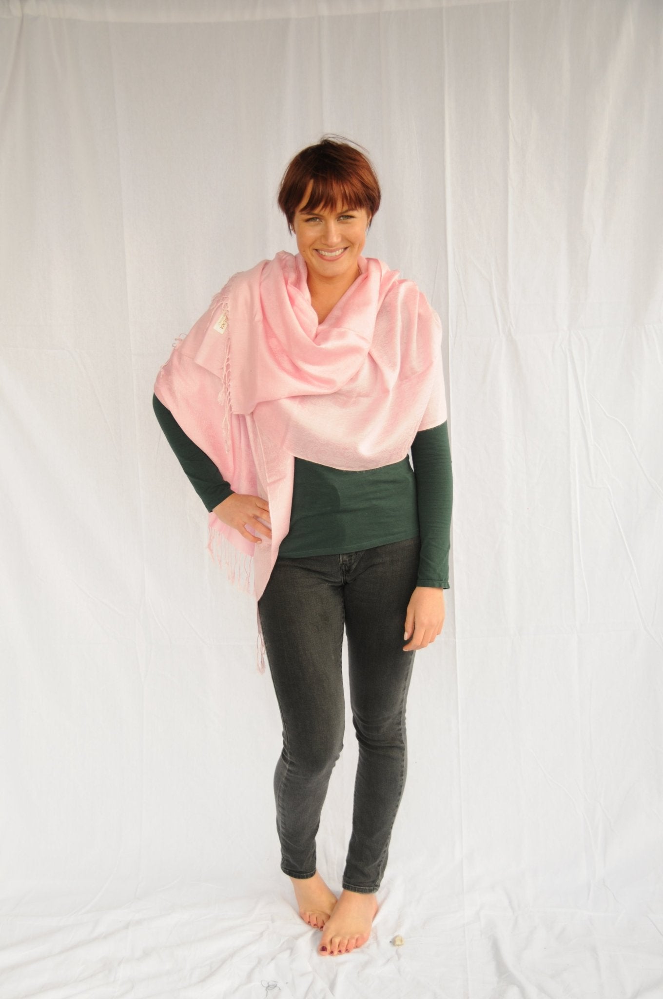 Nine Yaks70/30 Cotton & Silk Assorted Pashmina Shawls same day gift delivery melbourne