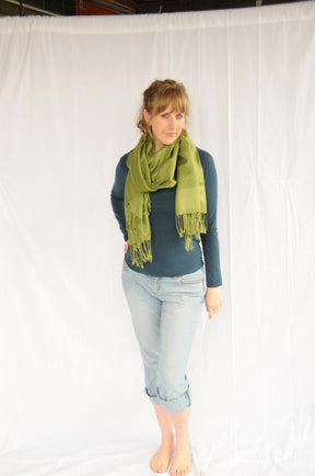 Nine Yaks70/30 Cotton & Silk Assorted Pashmina Shawls same day gift delivery melbourne