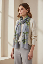 Nine YaksNine Yaks Grey Bird Shawl same day gift delivery melbourne