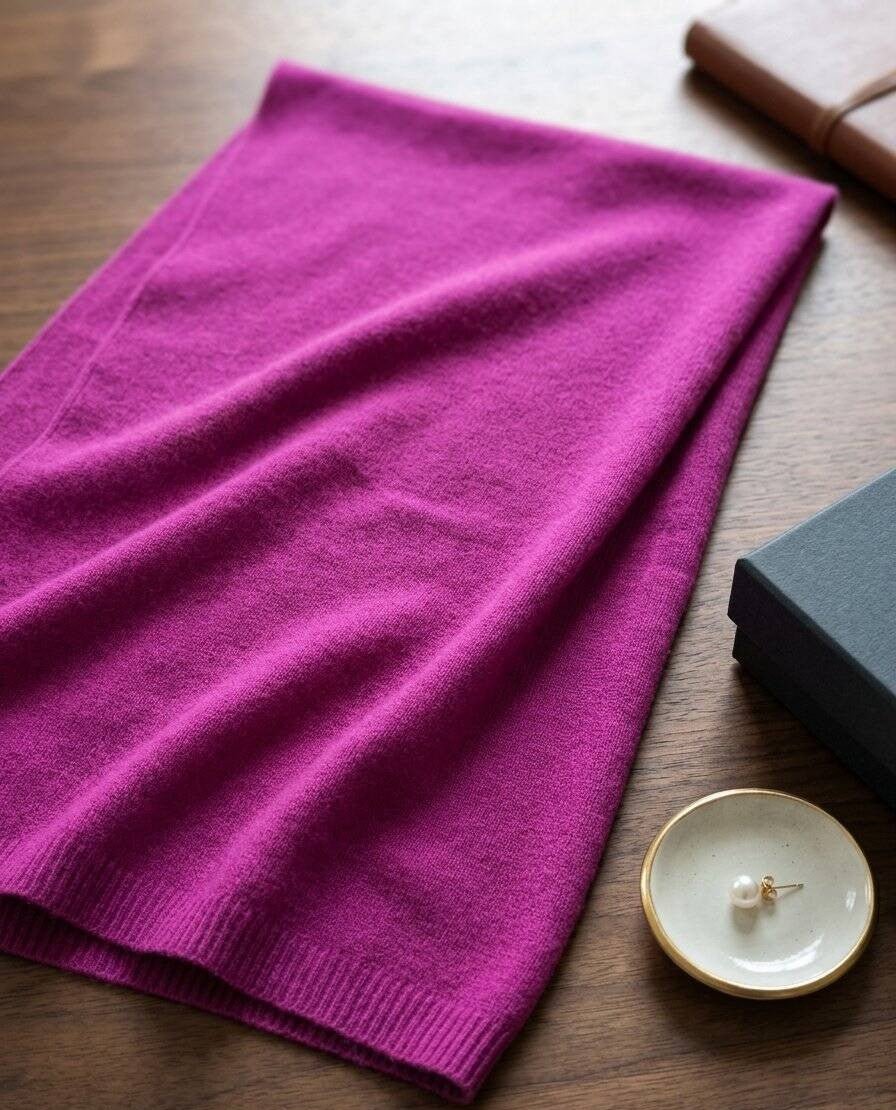 Nine YaksNine Yaks Kids Cashmere Poncho - Mulberry same day gift delivery melbourne