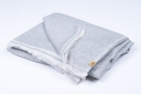 Nine YaksNine Yaks Silver Mist Square Weaved Chunky Cashmere Throw same day gift delivery melbourne