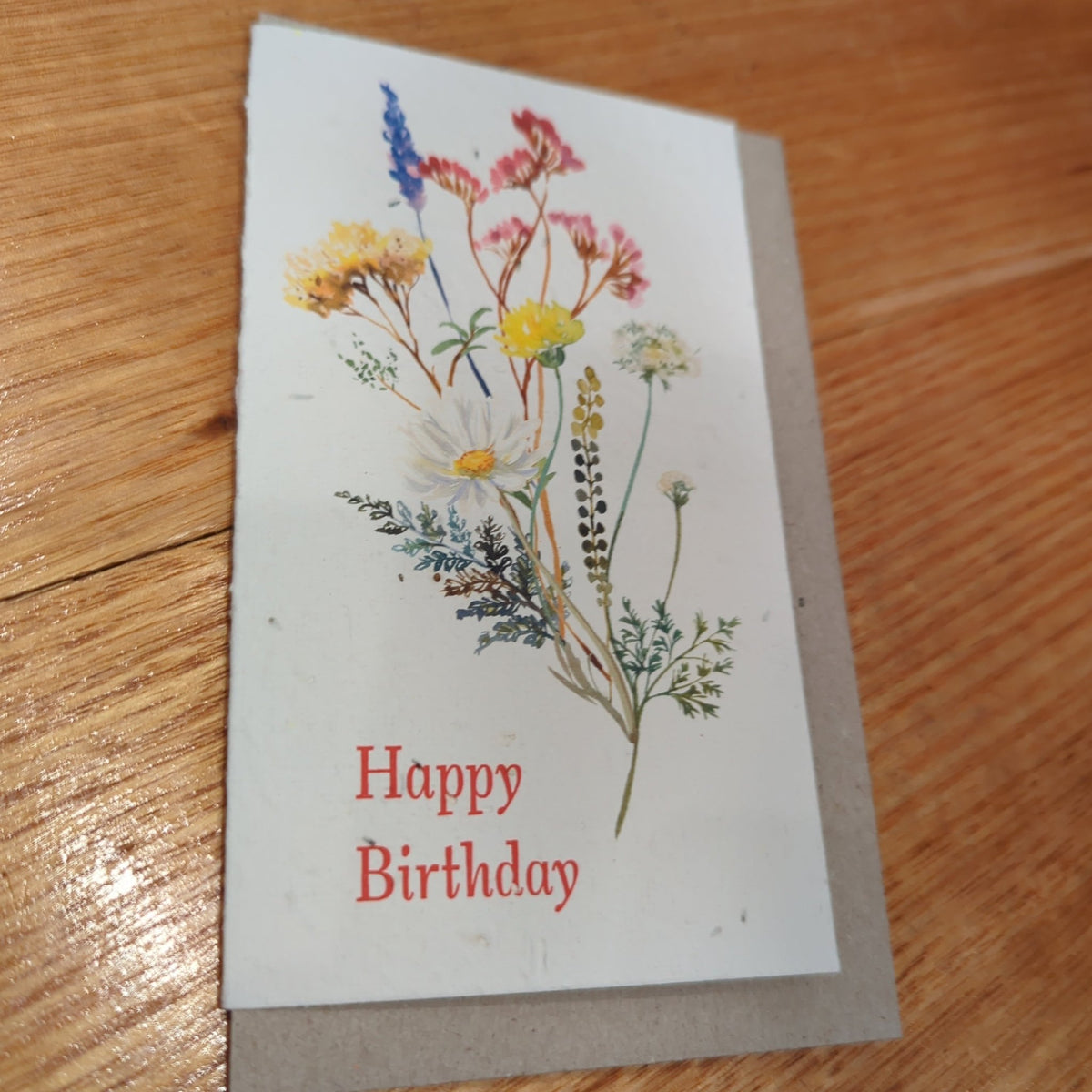 Planet Go RoundPlantable Happy Birthday Floral 2 Seed Card #same day gift delivery melbourne#