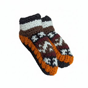PookipoigaChildren's Hand-Knitted Wool Booties – Harvest Spice same day gift delivery melbourne