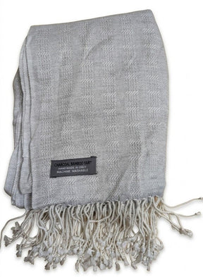 PookipoigaHandmade Bamboo Shawl - Powder Blue Diamond Weave same day gift delivery melbourne
