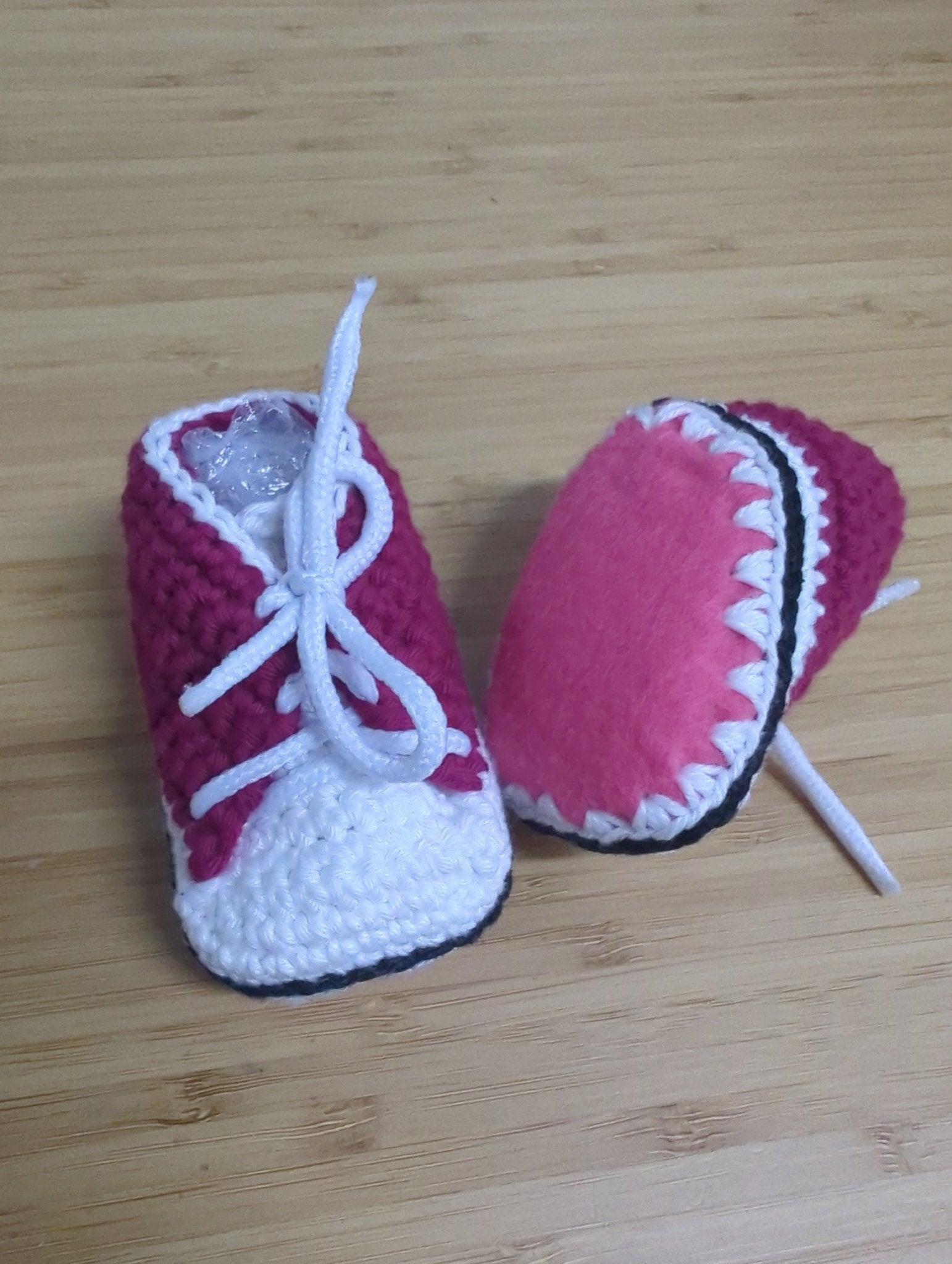PookipoigaHandmade Crocheted Baby Booties - Soft Cotton, Felt Base same day gift delivery melbourne