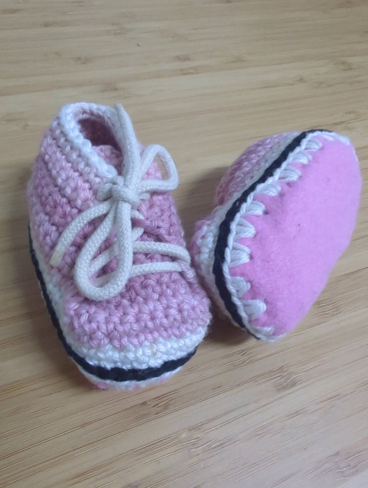 PookipoigaHandmade Crocheted Baby Booties - Soft Cotton, Felt Base same day gift delivery melbourne