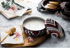 Healing & Cozy Gift Set Hand Honey Candle