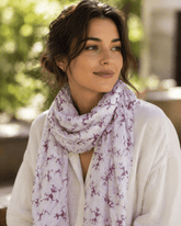 PookipoigaNine Yaks Aztec Block Print Cotton Scarf same day gift delivery melbourne