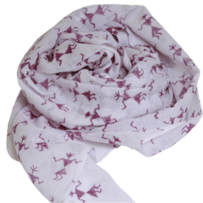 PookipoigaNine Yaks Aztec Block Print Cotton Scarf same day gift delivery melbourne