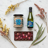 PookipoigaThe Gourmet Indulgence Trio | Australian Wine, Chocolate & Gourmet Mushroom Gift same day gift delivery melbourne