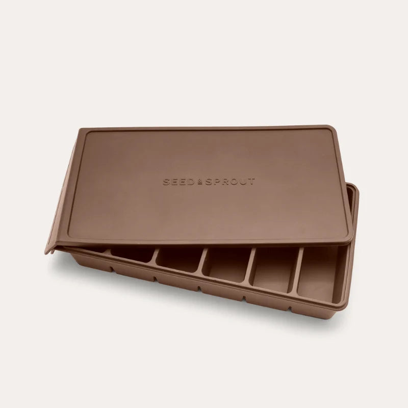 Seed & Sprout 6 Portion Silicone Freezer Tray 100ml in Macadamja.
