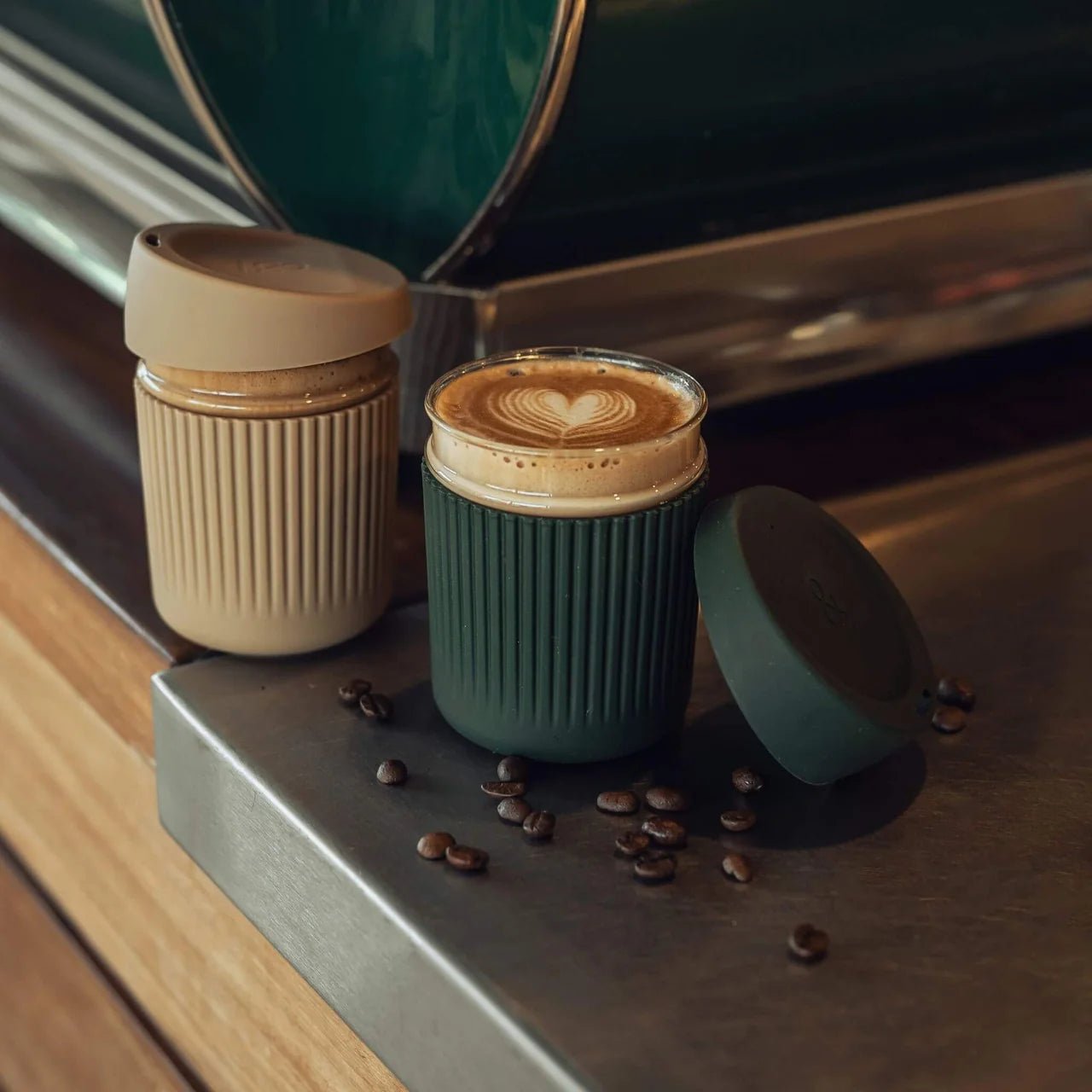 Seed and Sprout CoSeed and Sprout Glass and Silicone Coffee Cup 8oz same day gift delivery melbourne